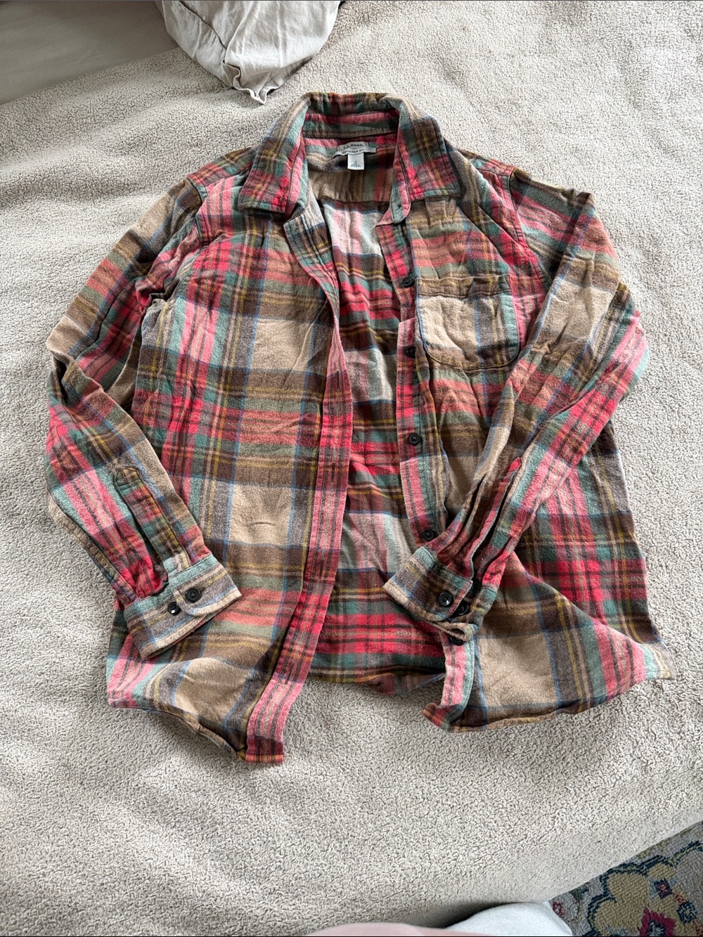 LL Beab Plaid Flannel Shirt - Multicolor